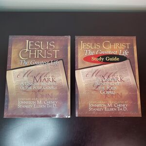 Jesus Christ: The Greatest Life Unique Blending of Four Gospels & Study Guide